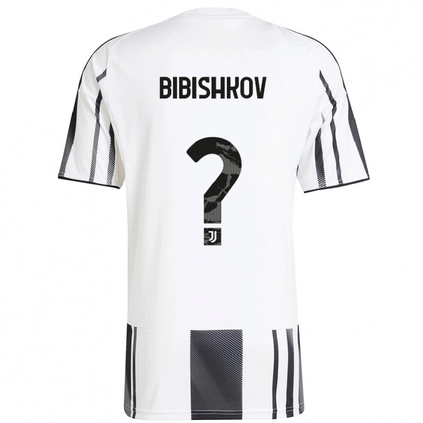 Danxen Kinderen Marsel Bibishkov #0 Wit Zwart Thuisshirt Thuistenue 2025/26 T-Shirt
