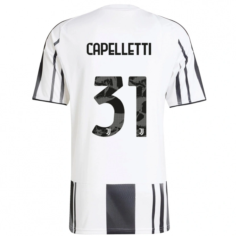 Danxen Kinderen Alessia Capelletti #31 Wit Zwart Thuisshirt Thuistenue 2025/26 T-Shirt