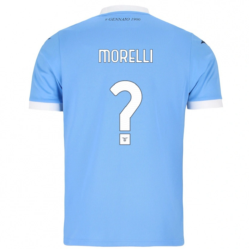 Danxen Kinderen Manuel Morelli #0 Hemelblauw Wit Thuisshirt Thuistenue 2025/26 T-Shirt