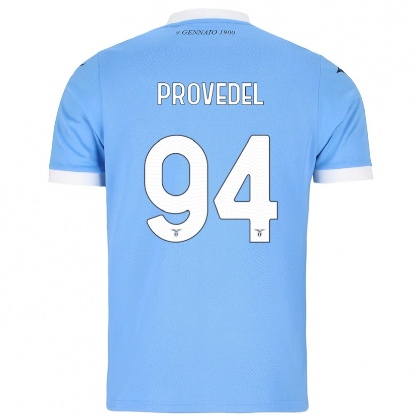 Danxen Kinderen Ivan Provedel #94 Hemelblauw Wit Thuisshirt Thuistenue 2025/26 T-Shirt