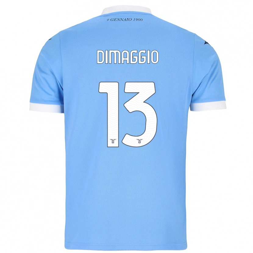 Danxen Kinderen Cosimo Dimaggio #13 Hemelblauw Wit Thuisshirt Thuistenue 2025/26 T-Shirt