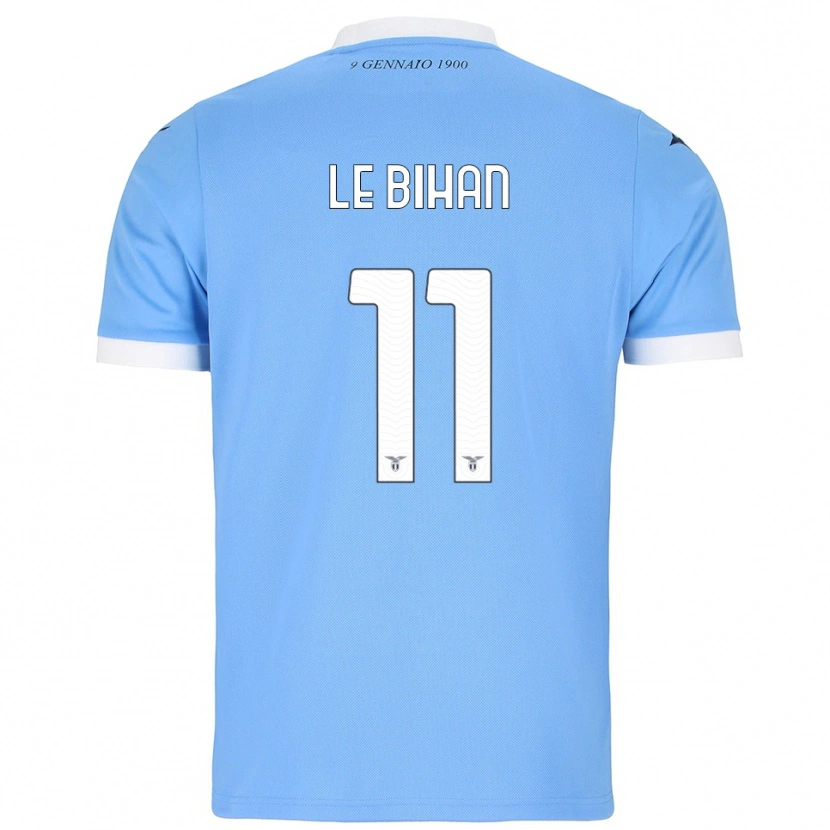 Danxen Kinderen Clarisse Agathe Le Bihan #11 Hemelblauw Wit Thuisshirt Thuistenue 2025/26 T-Shirt