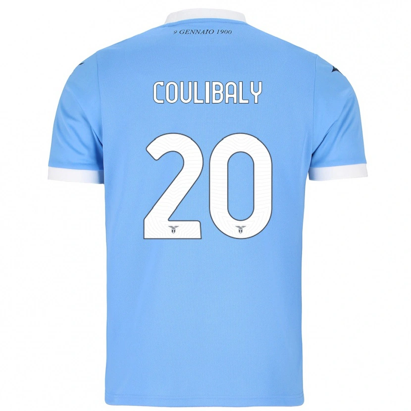 Danxen Kinderen Larsson Coulibaly #20 Hemelblauw Wit Thuisshirt Thuistenue 2025/26 T-Shirt