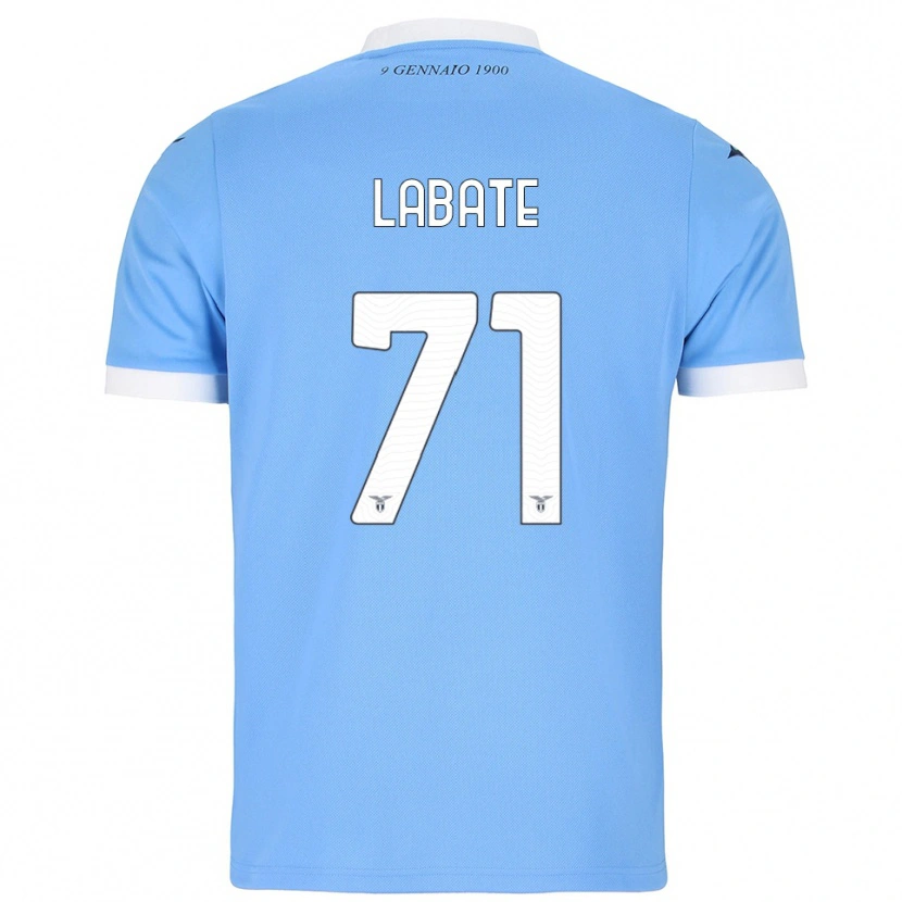 Danxen Kinderen Camilla Labate #71 Hemelblauw Wit Thuisshirt Thuistenue 2025/26 T-Shirt