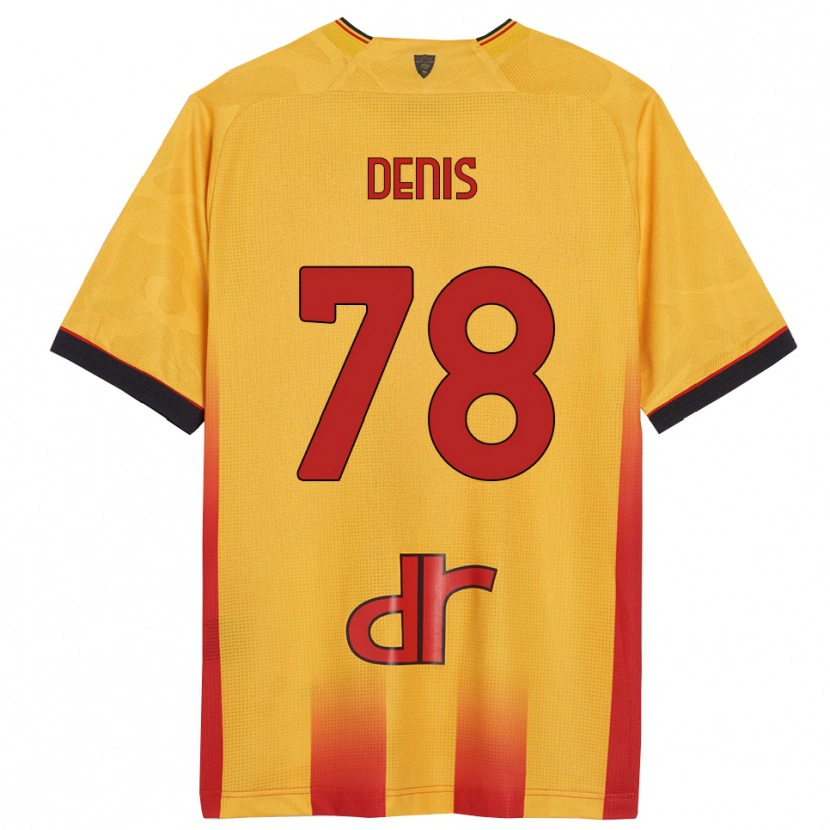 Danxen Kinderen Max Denis #78 Geel Oranje Thuisshirt Thuistenue 2025/26 T-Shirt