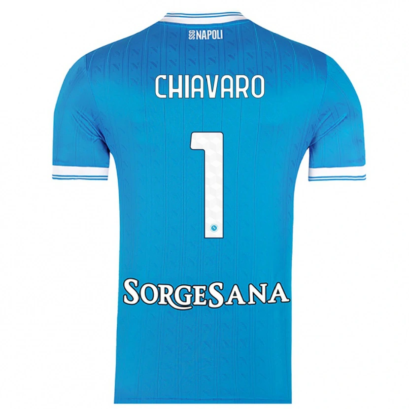 Danxen Kinderen Kelly Chiavaro #1 Hemelblauw Wit Thuisshirt Thuistenue 2025/26 T-Shirt