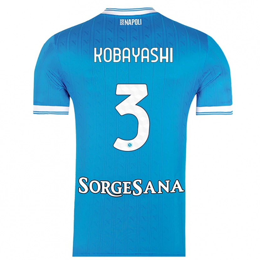 Danxen Kinderen Miharu Kobayashi #3 Hemelblauw Wit Thuisshirt Thuistenue 2025/26 T-Shirt