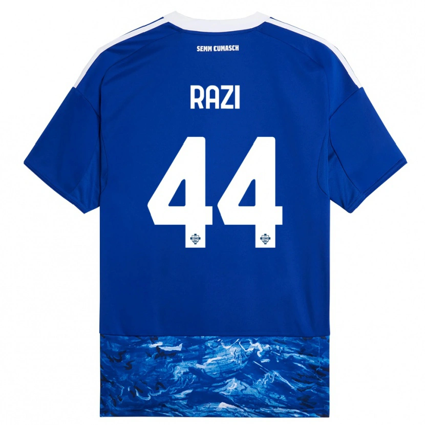 Danxen Kinderen Naj Razi #44 Blauw Wit Thuisshirt Thuistenue 2025/26 T-Shirt
