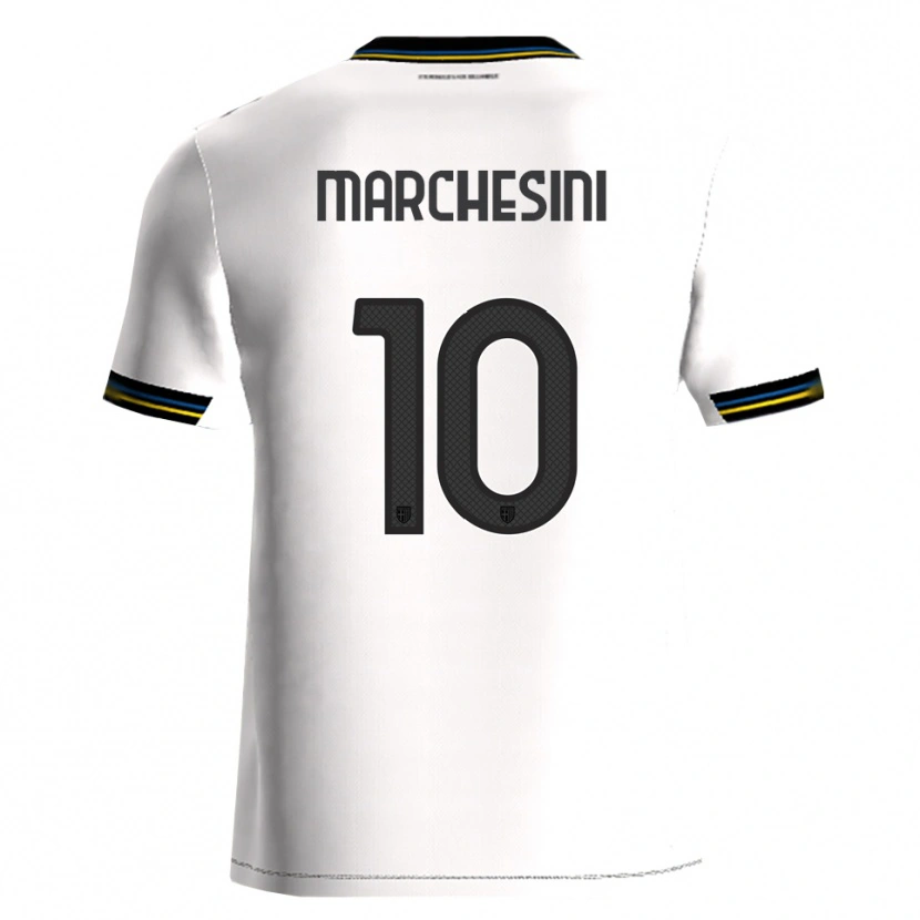 Danxen Kinderen Cosimo Marchesini #10 Wit Zwart Thuisshirt Thuistenue 2025/26 T-Shirt