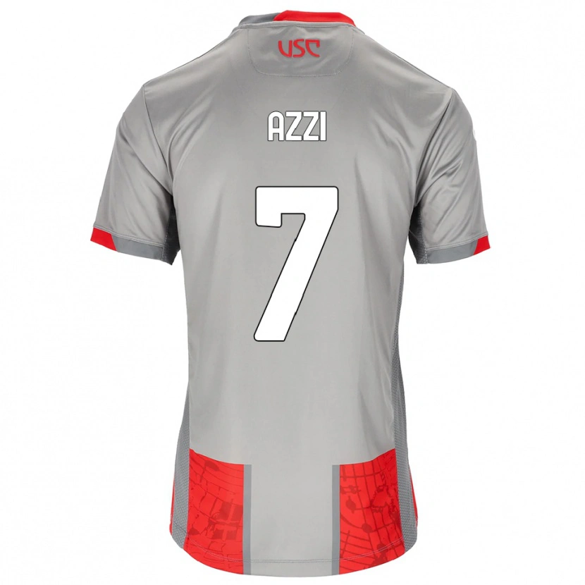 Danxen Kinderen Paulo Azzi #7 Rood Grijs Thuisshirt Thuistenue 2025/26 T-Shirt