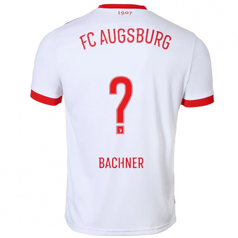 Danxen Kinderen Max Bachner #0 Wit Rood Thuisshirt Thuistenue 2025/26 T-Shirt