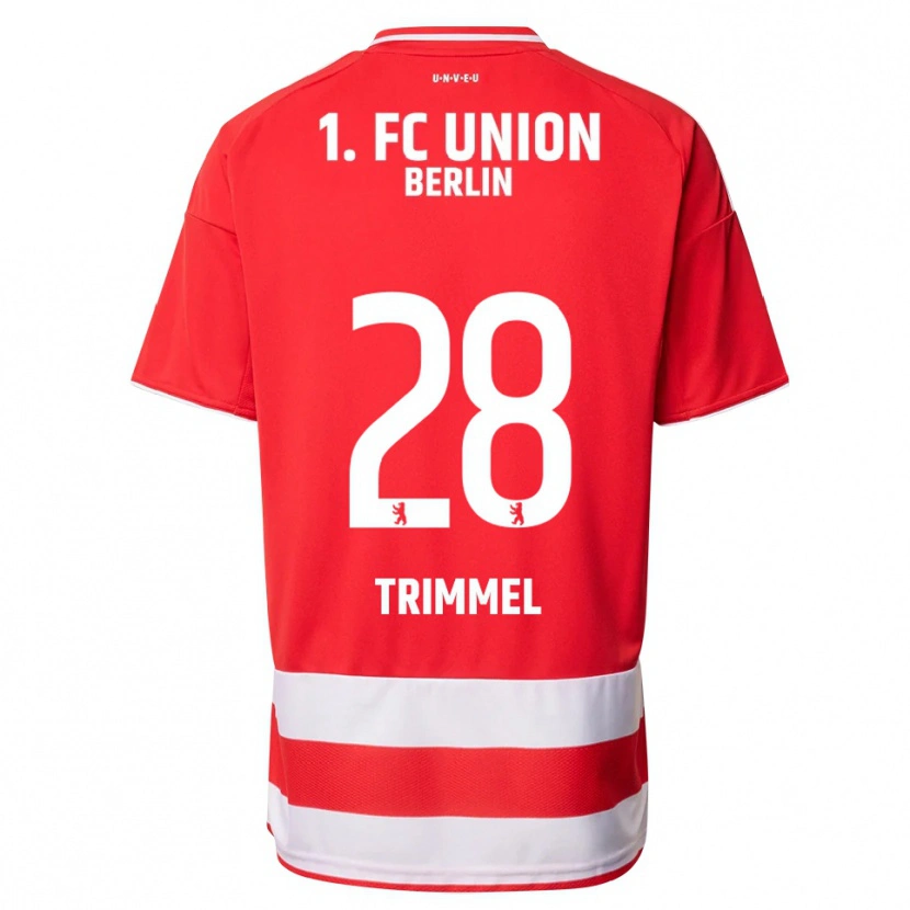 Danxen Kinderen Christopher Trimmel #28 Rood Wit Thuisshirt Thuistenue 2025/26 T-Shirt
