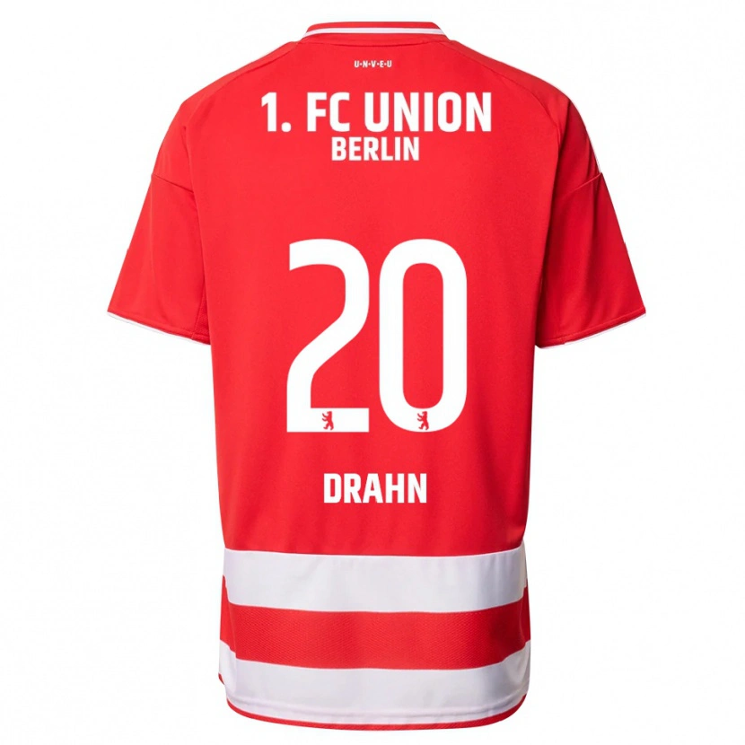 Danxen Kinderen Mika Drahn #20 Rood Wit Thuisshirt Thuistenue 2025/26 T-Shirt