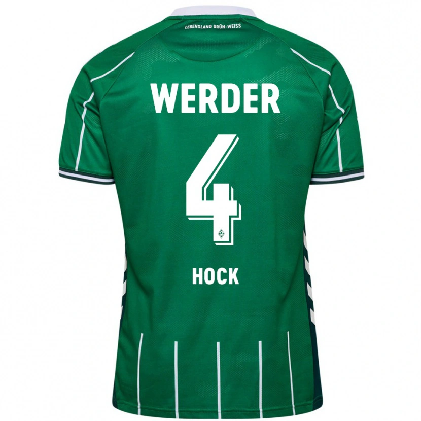 Danxen Kinderen Alexander Höck #4 Groen Wit Thuisshirt Thuistenue 2025/26 T-Shirt