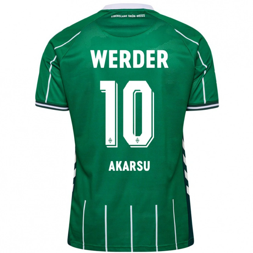Danxen Kinderen Mikail Bura Akarsu #10 Groen Wit Thuisshirt Thuistenue 2025/26 T-Shirt