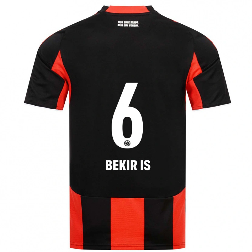 Danxen Kinderen Eba Bekir Is #6 Zwart Rood Thuisshirt Thuistenue 2025/26 T-Shirt