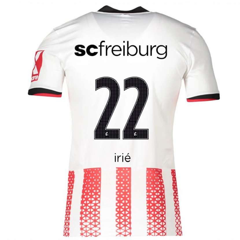 Danxen Kinderen Cyriaque Irié #22 Wit Rood Thuisshirt Thuistenue 2025/26 T-Shirt