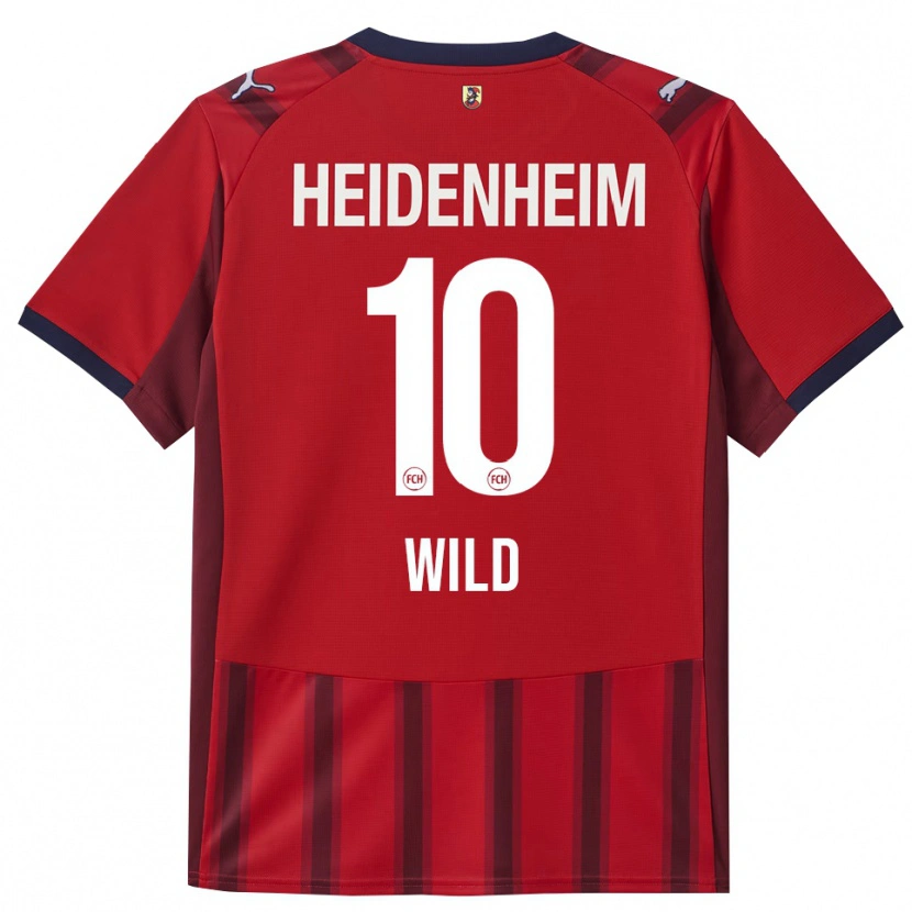 Danxen Kinderen Josephine Wild #10 Rood Marineblauw Thuisshirt Thuistenue 2025/26 T-Shirt