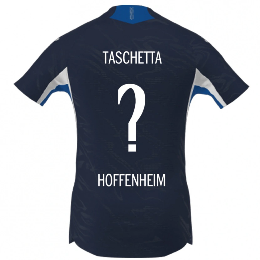 Danxen Kinderen Vincenzo Taschetta #0 Marineblauw Wit Thuisshirt Thuistenue 2025/26 T-Shirt