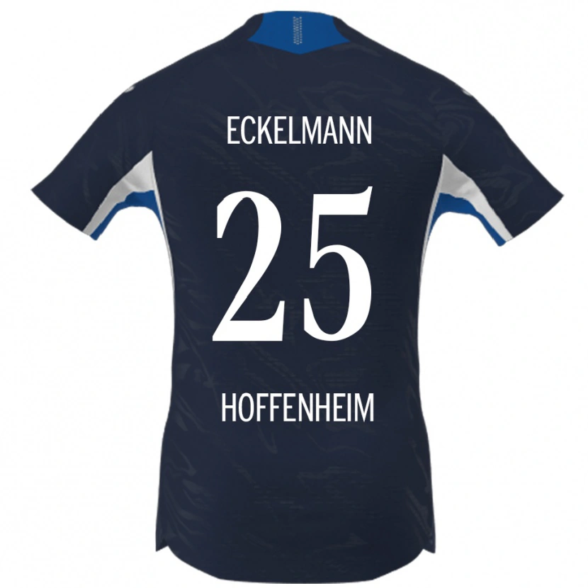 Danxen Kinderen Henri Eckelmann #25 Marineblauw Wit Thuisshirt Thuistenue 2025/26 T-Shirt