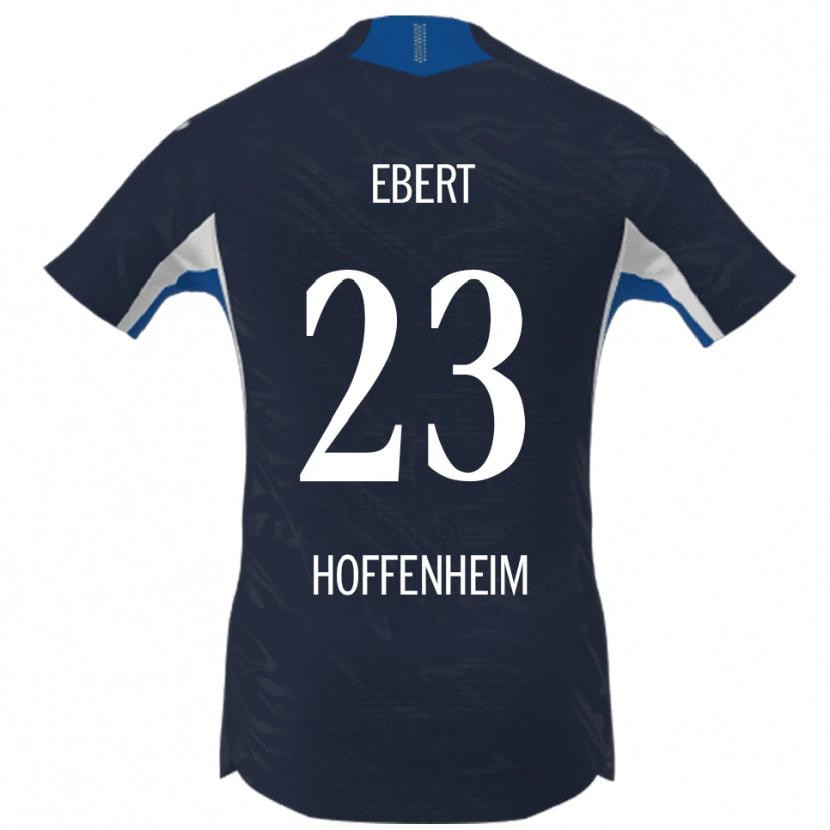 Danxen Kinderen Darijo Ebert #23 Marineblauw Wit Thuisshirt Thuistenue 2025/26 T-Shirt
