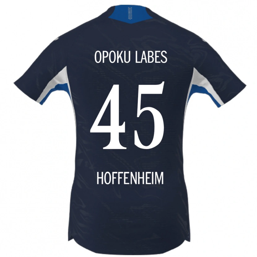 Danxen Kinderen Ben Opoku Labes #45 Marineblauw Wit Thuisshirt Thuistenue 2025/26 T-Shirt