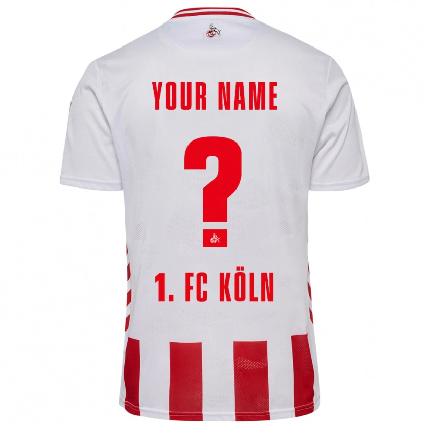 Danxen Kinderen Uw Naam #0 Wit Rood Thuisshirt Thuistenue 2025/26 T-Shirt