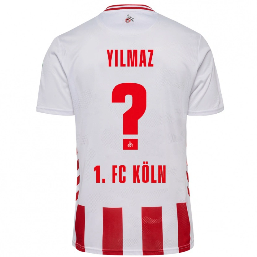 Danxen Kinderen Abdul-Malik Yilmaz #0 Wit Rood Thuisshirt Thuistenue 2025/26 T-Shirt