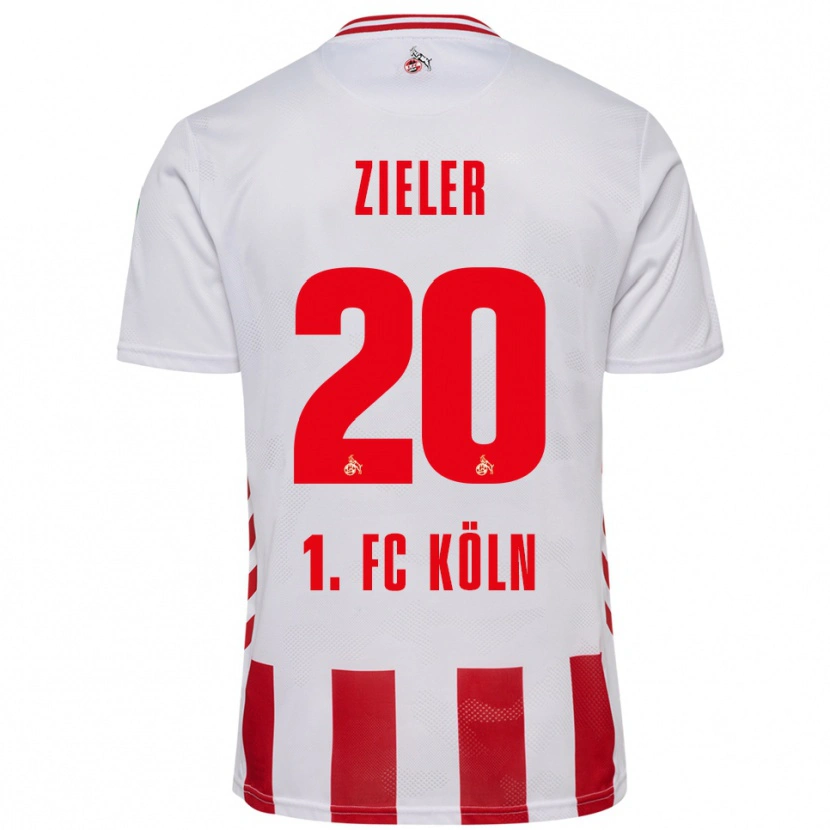 Danxen Kinderen Ron-Robert Zieler #20 Wit Rood Thuisshirt Thuistenue 2025/26 T-Shirt
