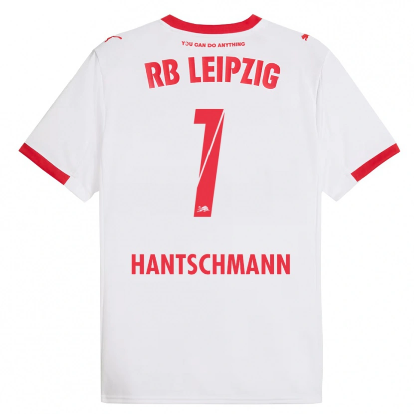 Danxen Kinderen Franz Hantschmann #1 Wit Rood Thuisshirt Thuistenue 2025/26 T-Shirt