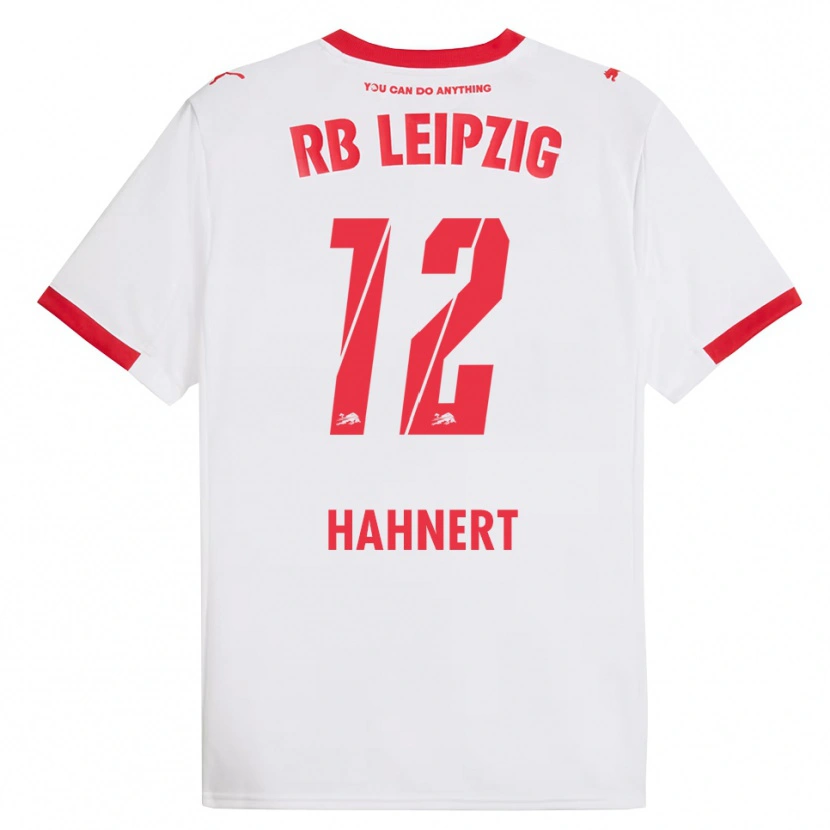 Danxen Kinderen Ole Hähnert #12 Wit Rood Thuisshirt Thuistenue 2025/26 T-Shirt