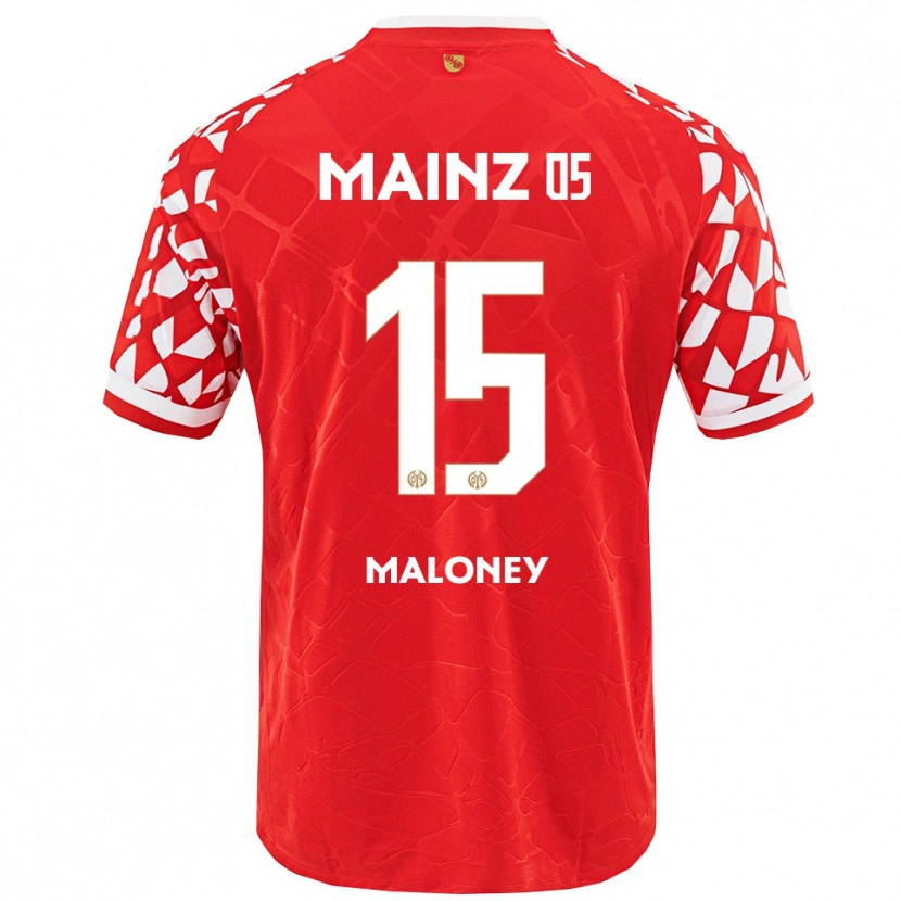 Danxen Kinderen Lennard Maloney #15 Rood Wit Thuisshirt Thuistenue 2025/26 T-Shirt