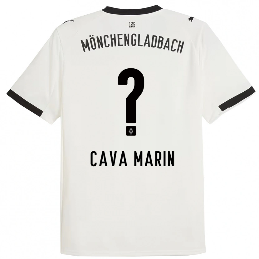 Danxen Kinderen Sofia Cava Marin #0 Wit Zwart Thuisshirt Thuistenue 2025/26 T-Shirt