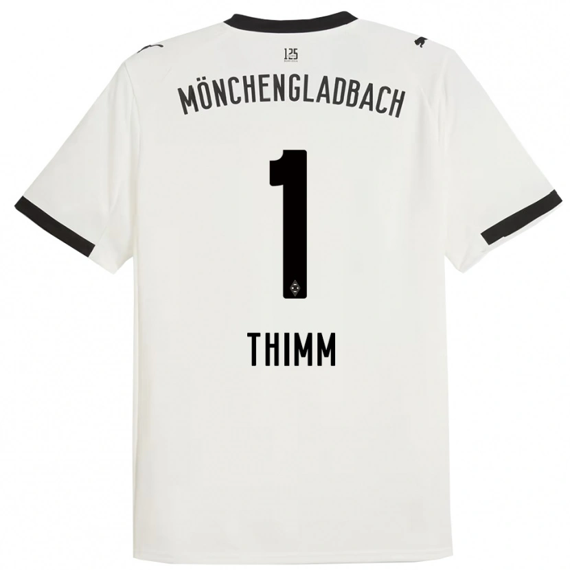 Danxen Kinderen Joshua Thimm #1 Wit Zwart Thuisshirt Thuistenue 2025/26 T-Shirt