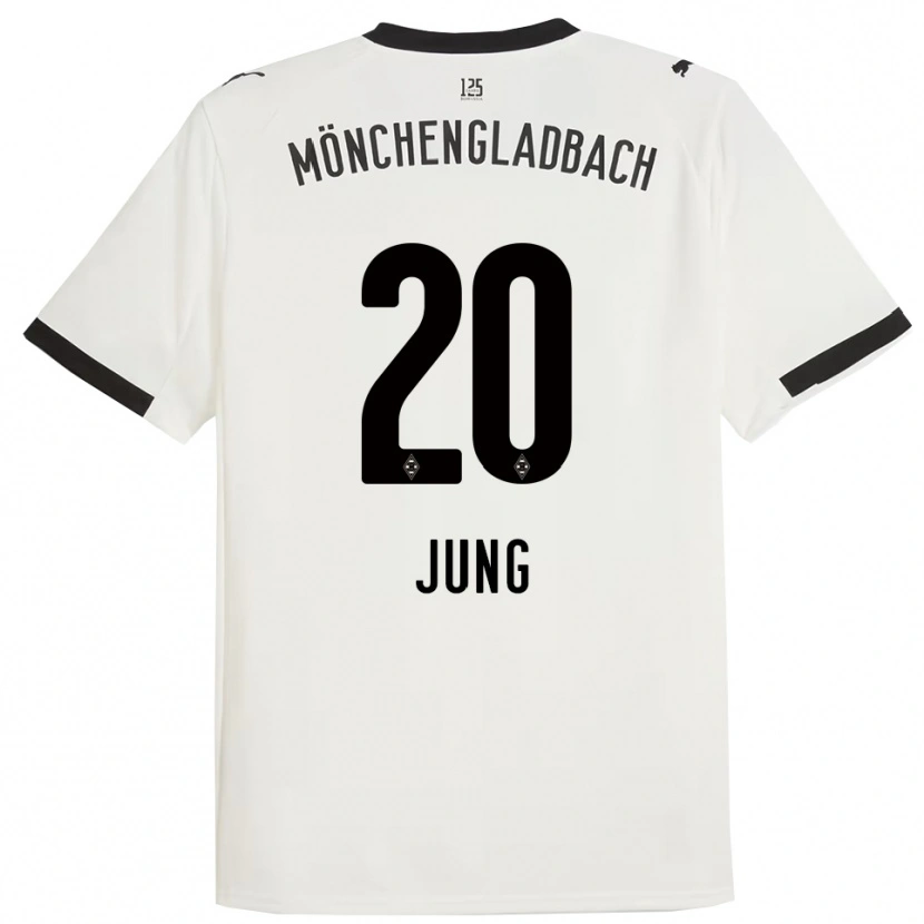 Danxen Kinderen In-Gyom Jung #20 Wit Zwart Thuisshirt Thuistenue 2025/26 T-Shirt