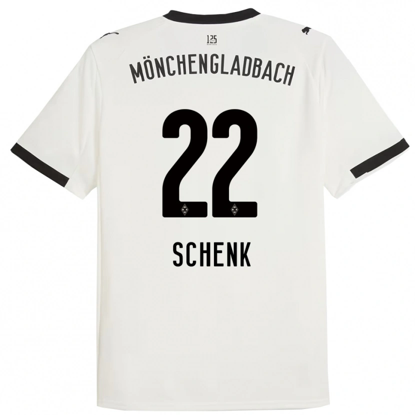 Danxen Kinderen Isabel Schenk #22 Wit Zwart Thuisshirt Thuistenue 2025/26 T-Shirt