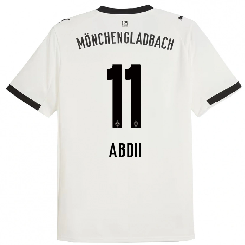 Danxen Kinderen Alina Abdii #11 Wit Zwart Thuisshirt Thuistenue 2025/26 T-Shirt