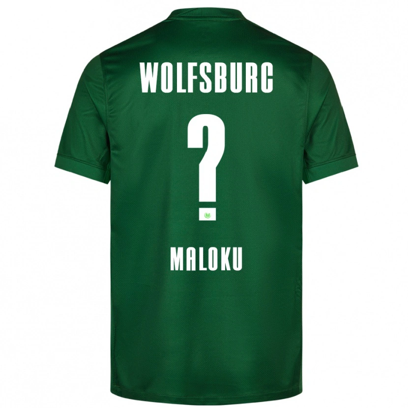 Danxen Kinderen Enuar Maloku #0 Groen Wit Thuisshirt Thuistenue 2025/26 T-Shirt