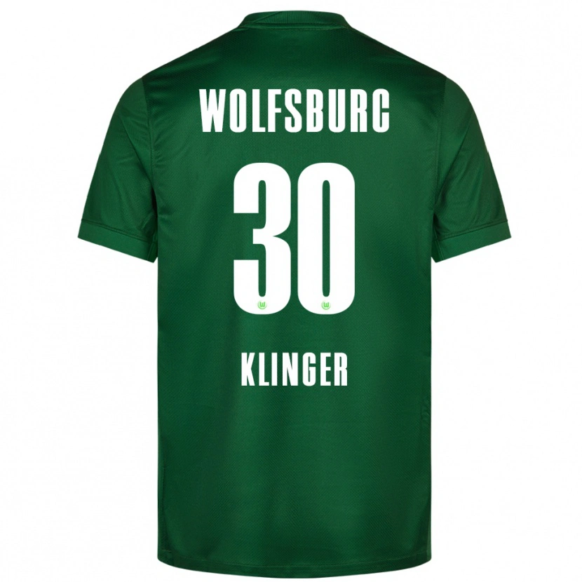 Danxen Kinderen Niklas Klinger #30 Groen Wit Thuisshirt Thuistenue 2025/26 T-Shirt