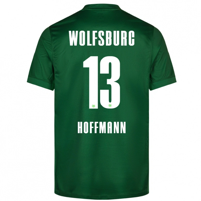 Danxen Kinderen Nils Hoffmann #13 Groen Wit Thuisshirt Thuistenue 2025/26 T-Shirt
