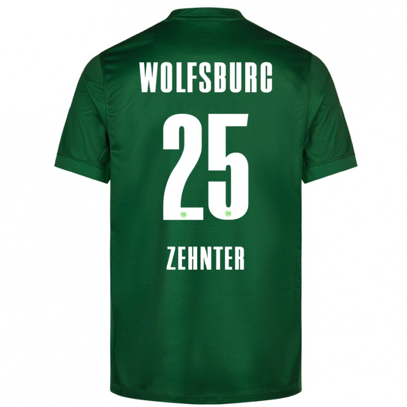 Danxen Kinderen Aaron Zehnter #25 Groen Wit Thuisshirt Thuistenue 2025/26 T-Shirt