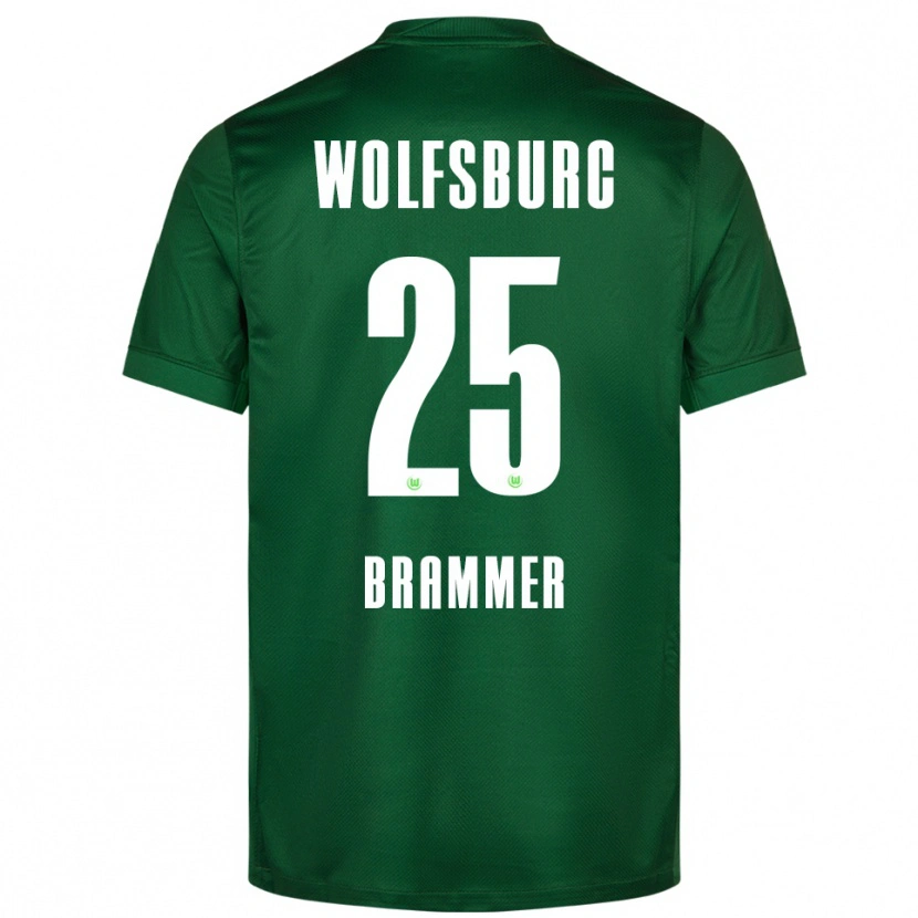 Danxen Kinderen Ole Brammer #25 Groen Wit Thuisshirt Thuistenue 2025/26 T-Shirt