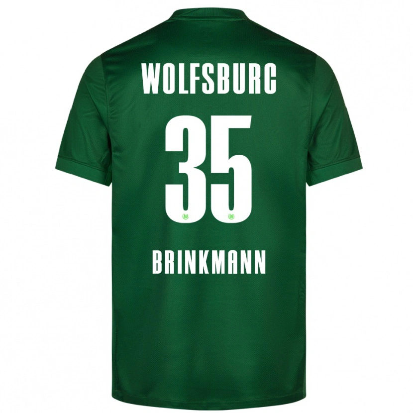 Danxen Kinderen Karla Brinkmann #35 Groen Wit Thuisshirt Thuistenue 2025/26 T-Shirt