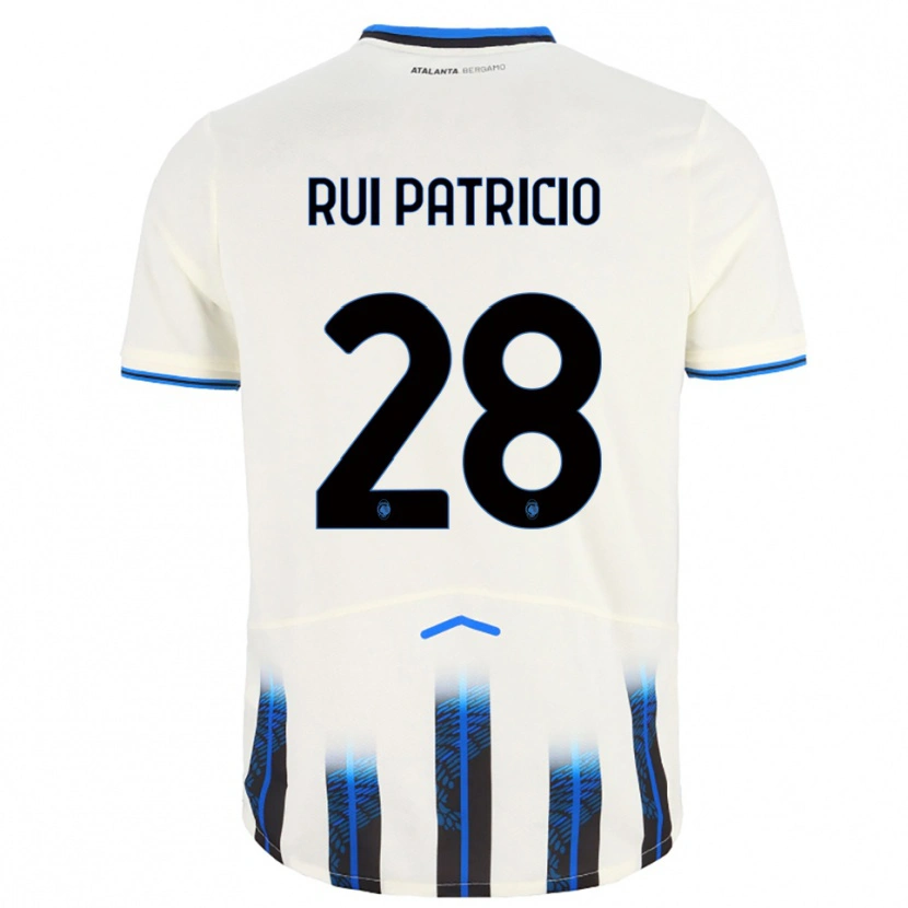 Danxen Kinderen Rui Patricio #28 Wit Blauw Uitshirt Uittenue 2025/26 T-Shirt