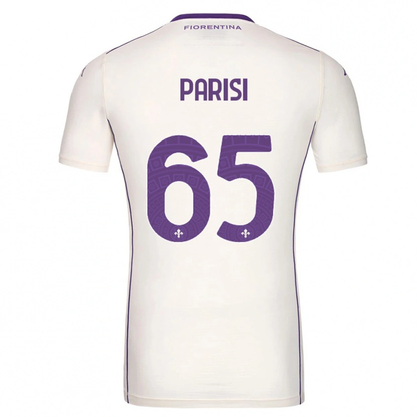 Danxen Kinderen Fabiano Parisi #65 Wit Paars Rood Uitshirt Uittenue 2025/26 T-Shirt