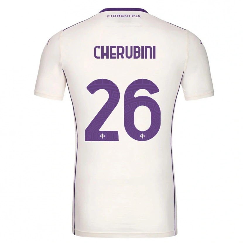 Danxen Kinderen Maya Cherubini #26 Wit Paars Rood Uitshirt Uittenue 2025/26 T-Shirt