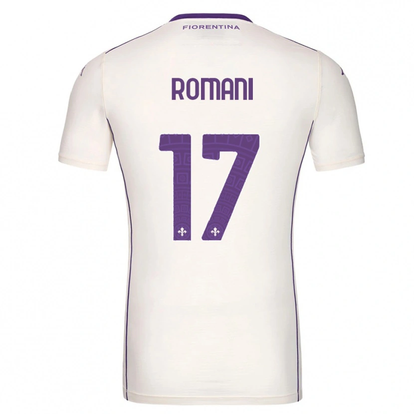 Danxen Kinderen Lorenzo Romani #17 Wit Paars Rood Uitshirt Uittenue 2025/26 T-Shirt