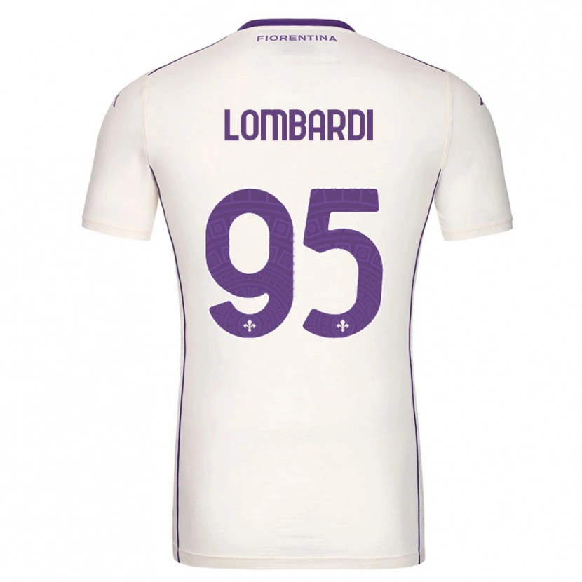 Danxen Kinderen Emma Lombardi #95 Wit Paars Rood Uitshirt Uittenue 2025/26 T-Shirt