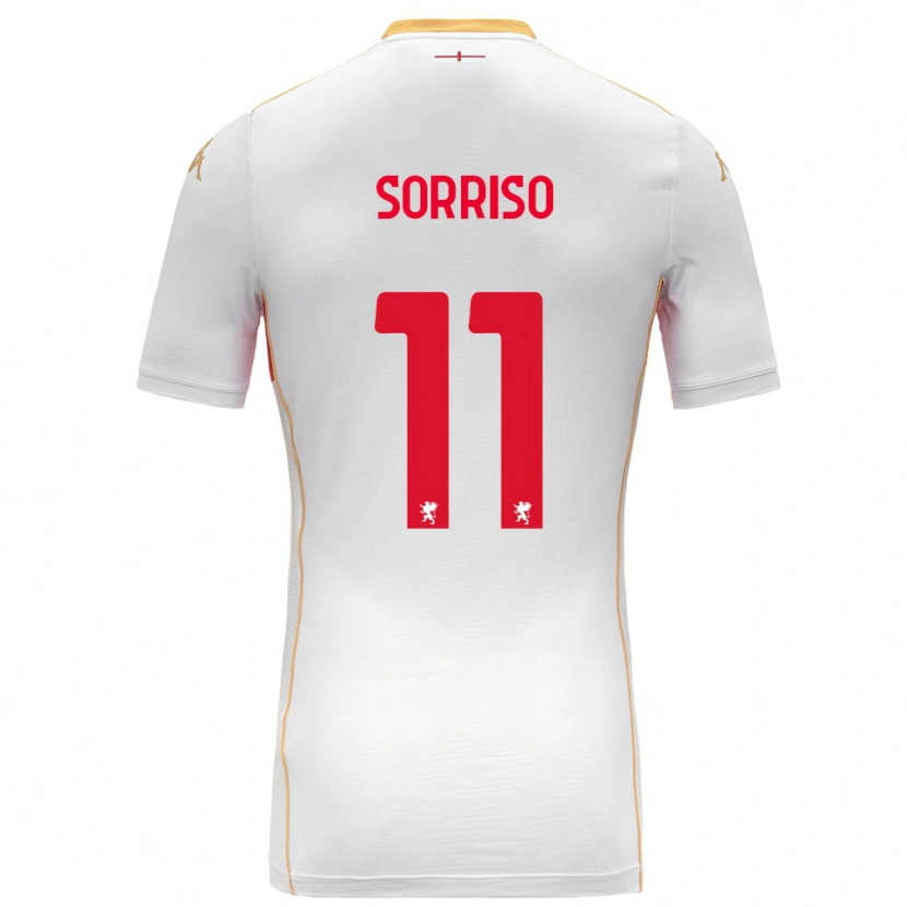 Danxen Kinderen Felipe Mastro Pietro #11 Wit Rood Uitshirt Uittenue 2025/26 T-Shirt