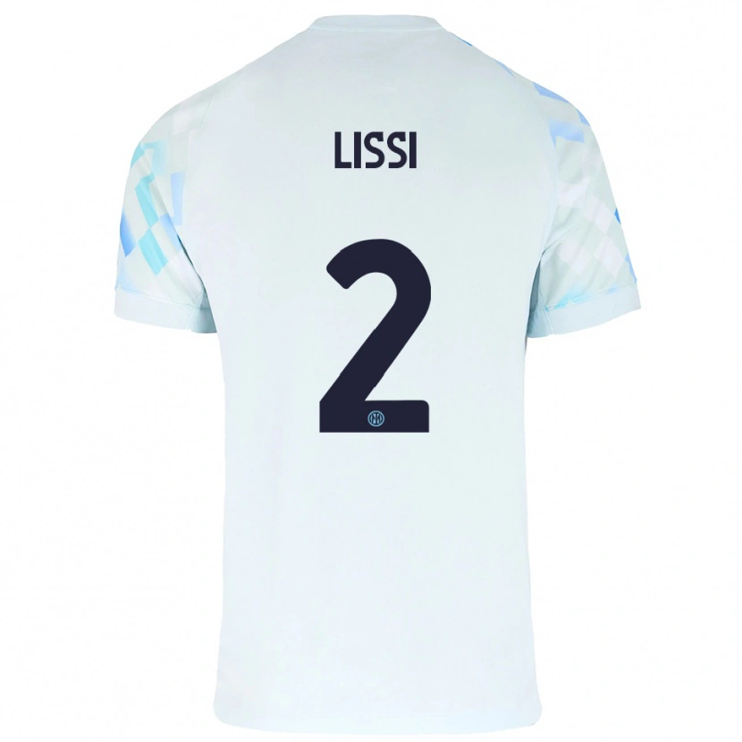 Danxen Kinderen Thomas Lissi #2 Wit Blauw Uitshirt Uittenue 2025/26 T-Shirt